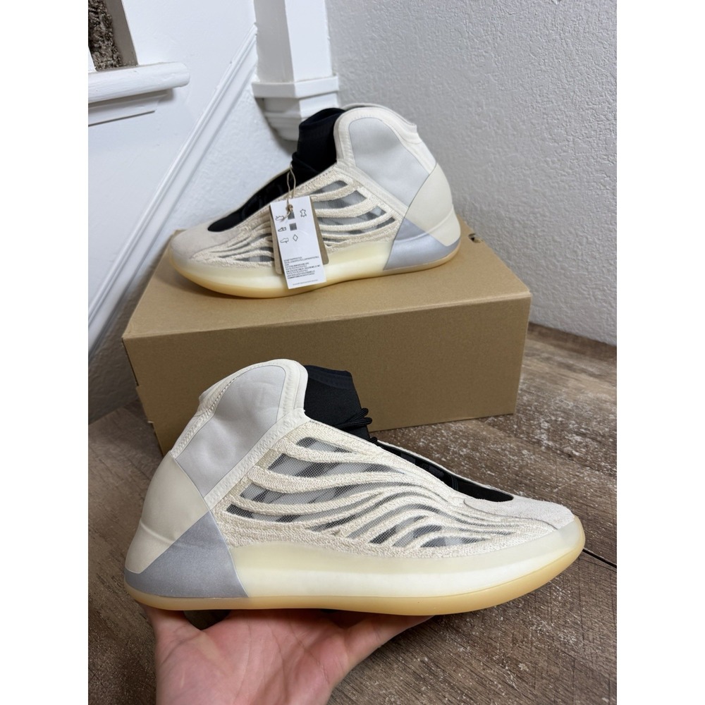 adidas Yeezy QNTM "Mist Slate" HQ2085 Men's Basketball Sneakers Size 10.5 NEW